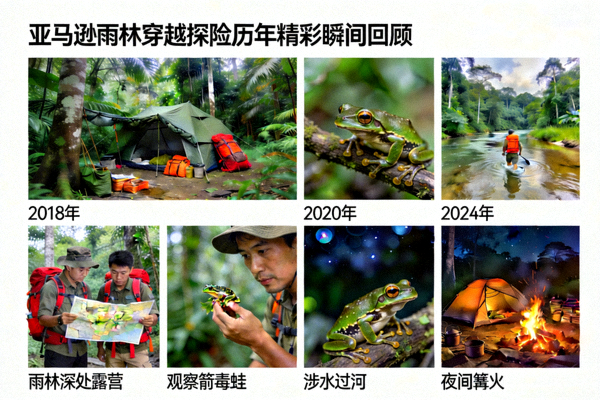 亚马逊雨林穿越探险历年精彩瞬间回顾照片集